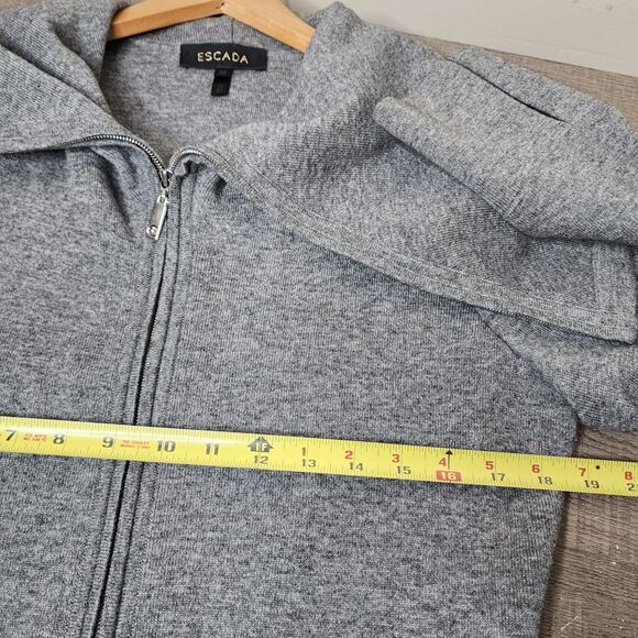 Escada Jacket Wool Cashmere Silk Shawl Collar Womens 38 Medium Office Career - Picture 9 of 12